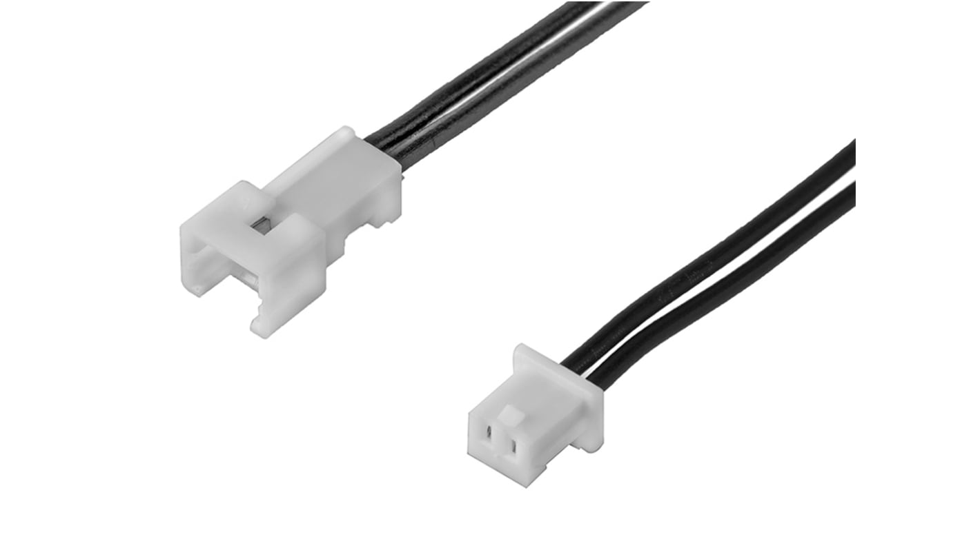 Molex 2 Way Female PicoBlade to 2 Way Male PicoBlade Wire to Board Cable, 425mm