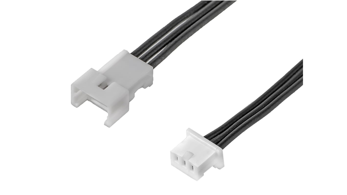 Molex 3 Way Female PicoBlade to 3 Way Male PicoBlade Wire to Board Cable, 75mm