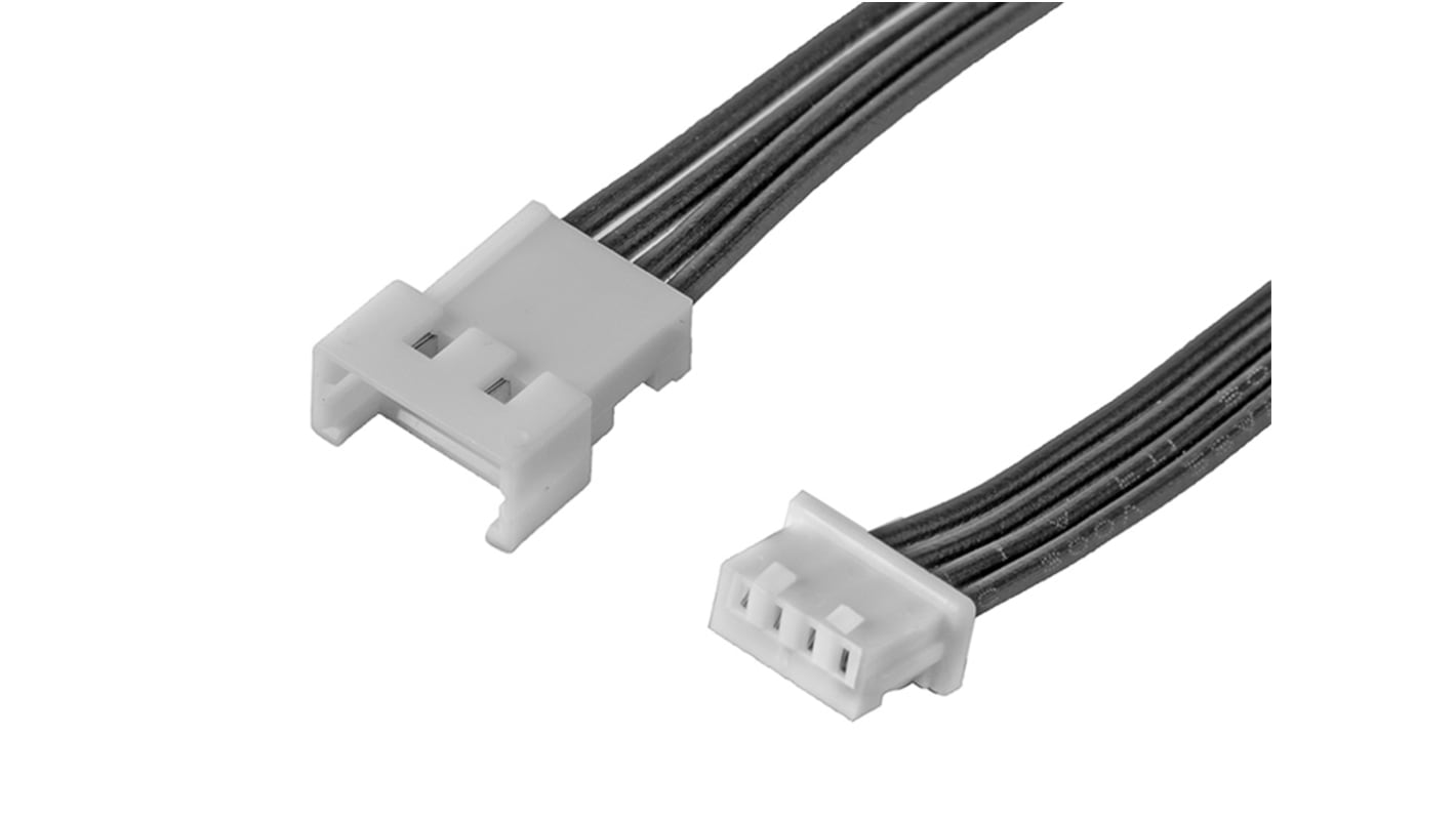 Molex 4 Way Female PicoBlade to 4 Way Male PicoBlade Wire to Board Cable, 225mm