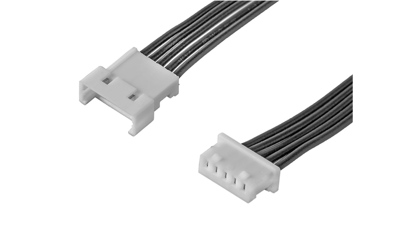 Molex 5 Way Female PicoBlade to 5 Way Male PicoBlade Wire to Board Cable, 75mm