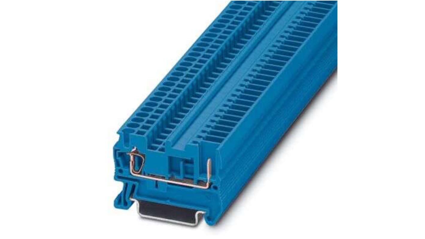 Phoenix Contact 5, ST 2 Series Blue Feed Through Terminal Block, 0.08 → 4mm²