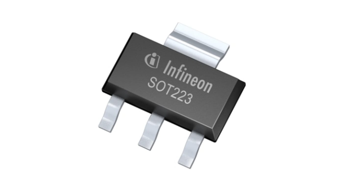 Infineon Nチャンネル MOSFET600 V 120 mA 表面実装 パッケージSOT-223 4 ピン