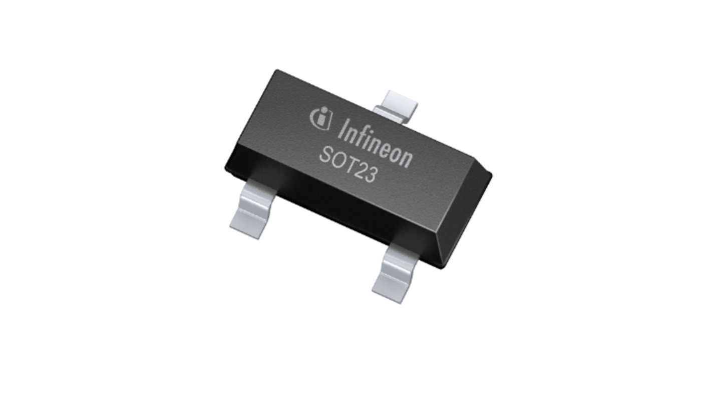 MOSFET Infineon, canale N, 3.5 Ω, 230 mA, SOT-23, Montaggio superficiale