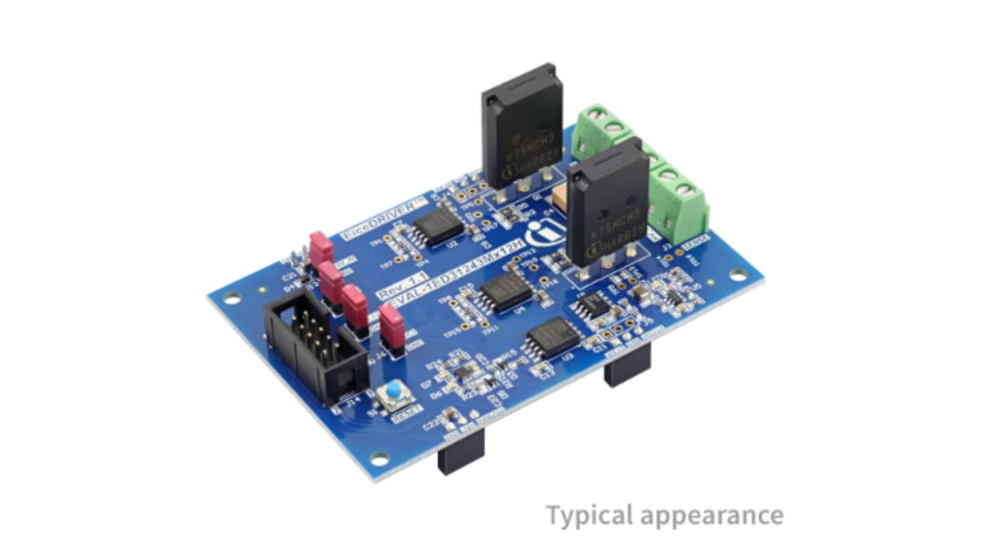 Placa de evaluación Driver de puerta MOSFET Infineon - EVAL1ED3124MX12HTOBO1