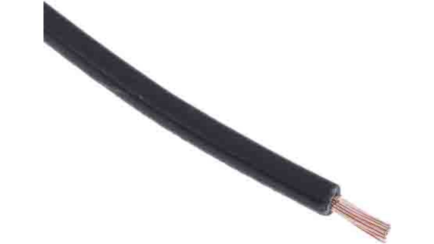 Fils de câblage RS PRO, 1 mm², Noir, 17 AWG, 305m, 1 kV c.c., 600 V c.a.