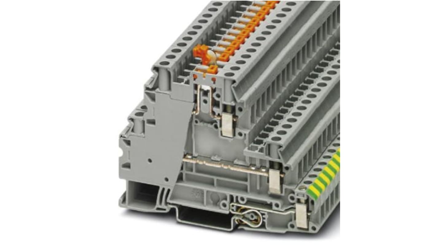 Phoenix Contact UT 4 Series DIN Rail Terminal Block, ATEX, IECEx