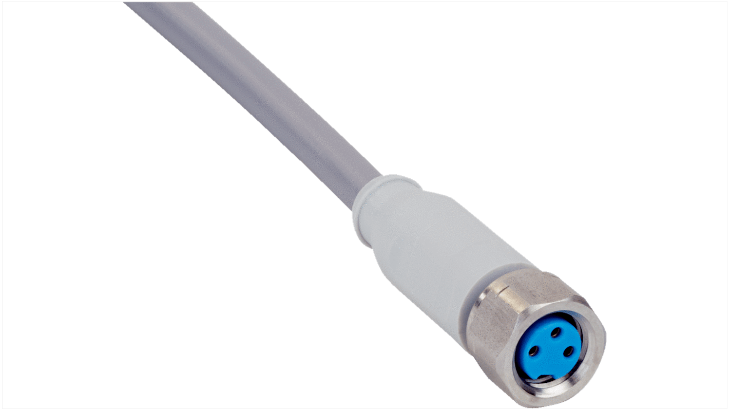 Sick Female 3 way M8 to Unterminated Sensor Actuator Cable, 25m