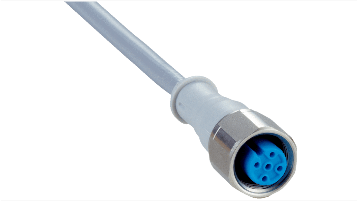 Sick Female 4 way M12 to Unterminated Sensor Actuator Cable, 5m