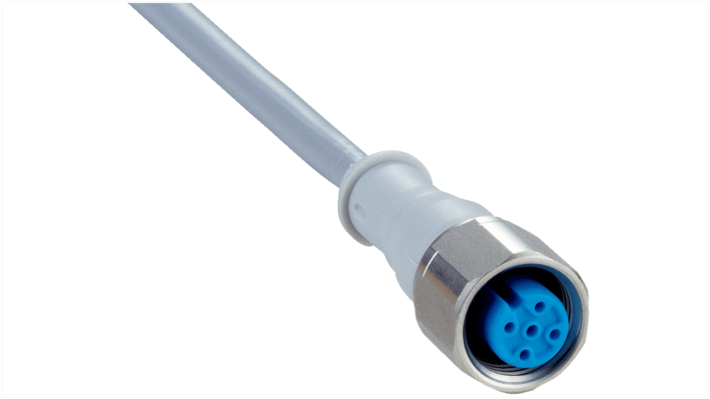 Sick Érzékelő-működtető kábel, M12 - Szereletlen - 5 érintkező, 250 V, 4 A, 5m