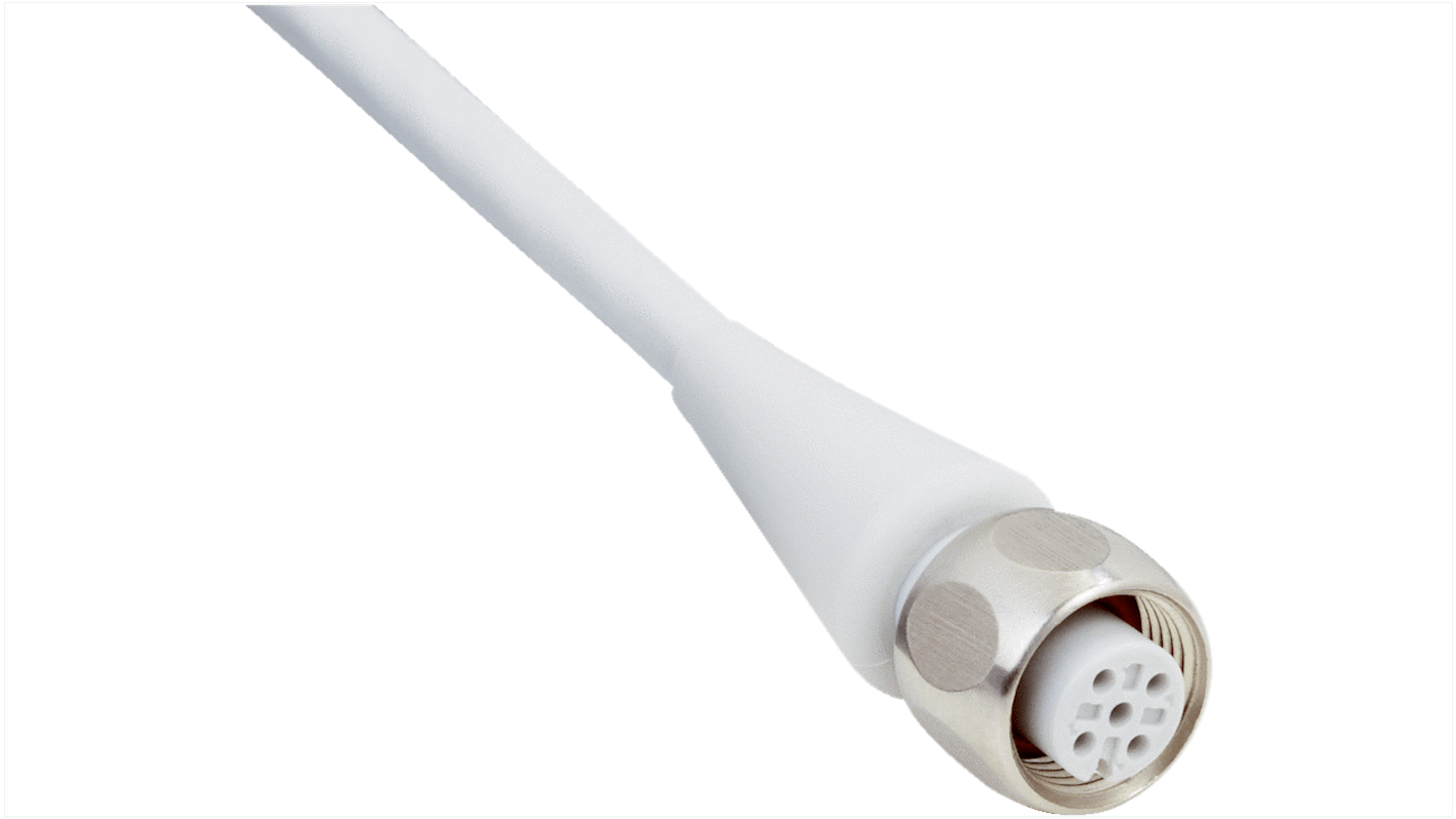 Cable de conexión Sick, con. A M12 Hembra, 5 polos, con. B Sin terminación, long. 10m, 60 V, 4 A, IP69K