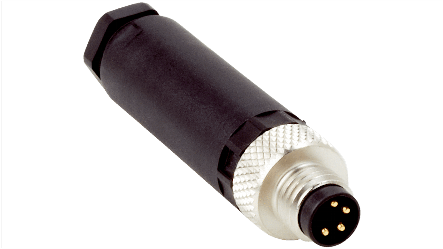 Actuator/Sensor cable Male connector, M8