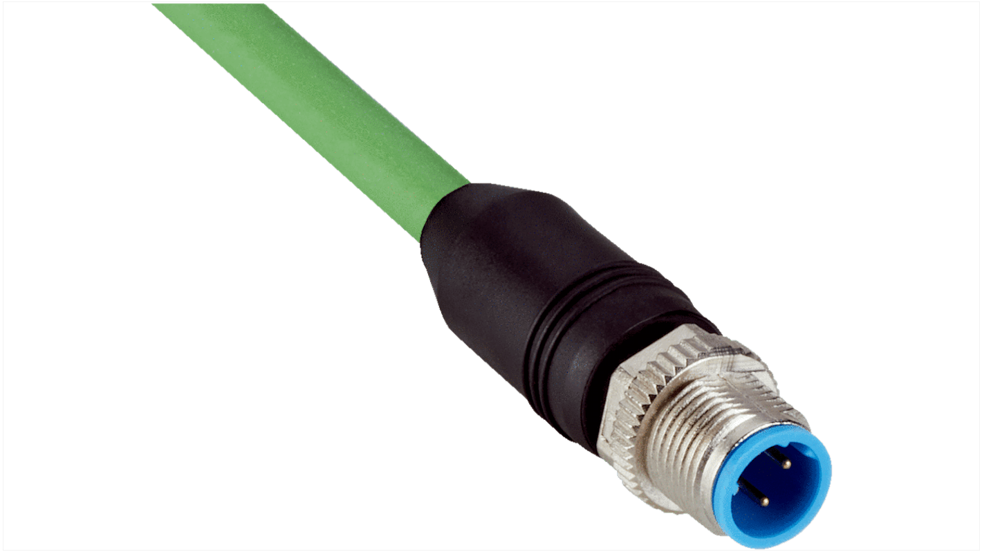 Sick Male 4 way M12 to Unterminated Sensor Actuator Cable, 5m