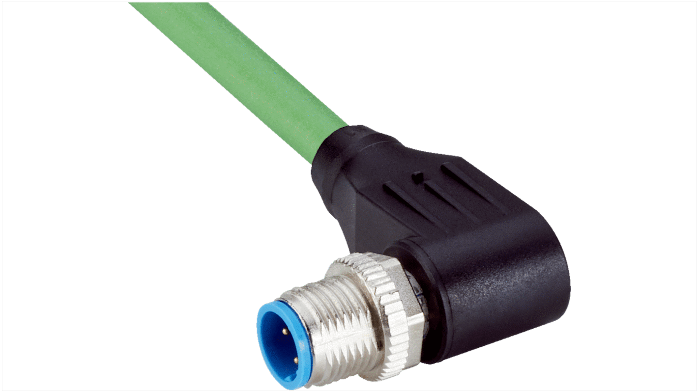 Sick Male 4 way M12 to Unterminated Sensor Actuator Cable, 10m