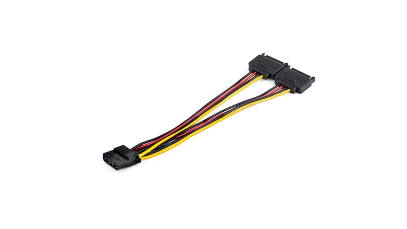 DSATPMOLP4 Male SATA Power x 2 to Female LP4 Cable