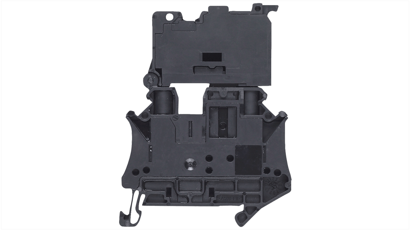 Morsettiera per guida DIN Siemens, Nero, 6.3A