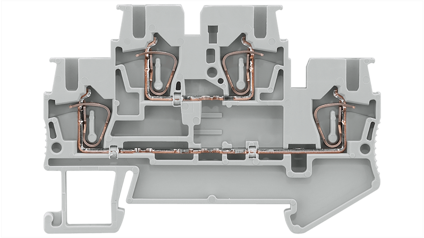 Morsettiera per guida DIN Siemens, Grigio, 17.5A