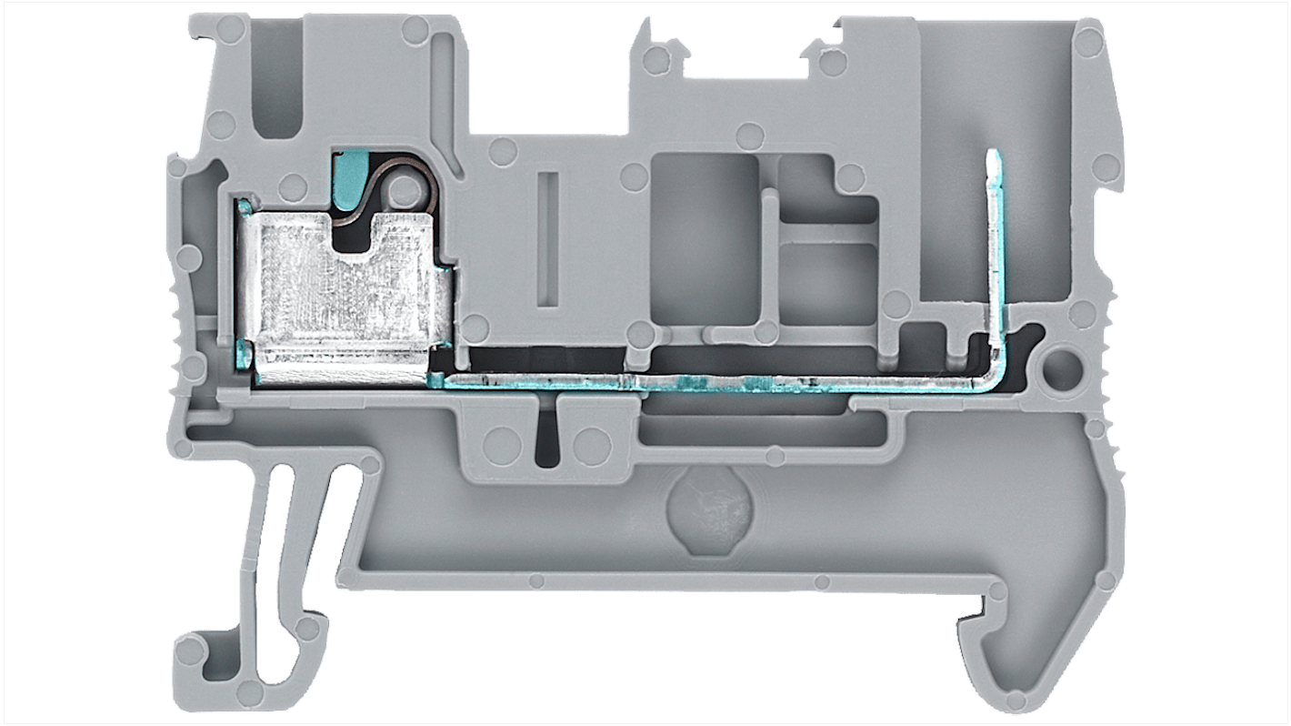 8WH51002PF00 Siemens 8WH5100 Series Grey DIN Rail Terminal Block, 2.5mm² RS