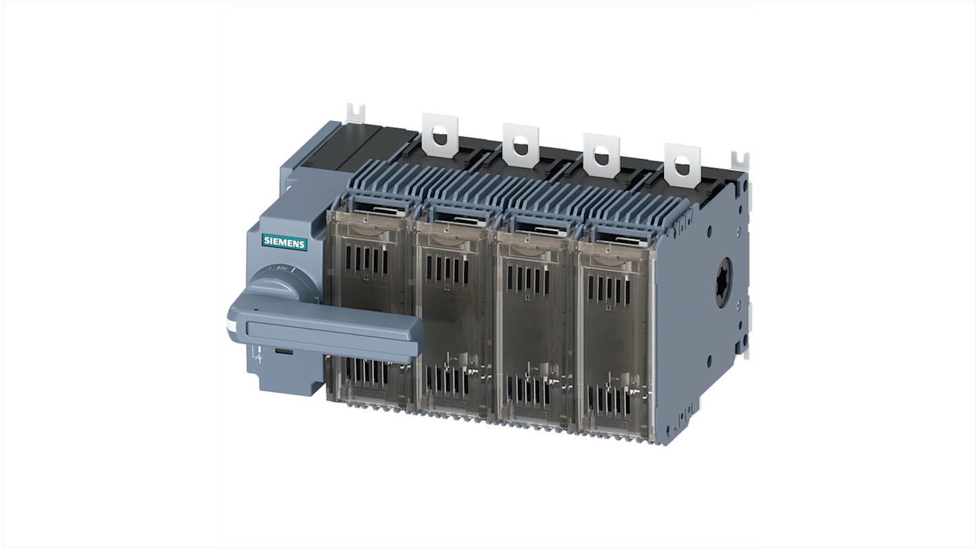 Siemens 3KF2 Sicherungstrennschalter 4-polig, 125A, 18 000A, SENTRON, NH00, NH000 Sicherungsgröße