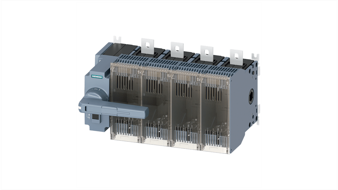 Siemens Fuse Switch Disconnector, 4 Pole, 400A Max Current, 37 100A Fuse Current