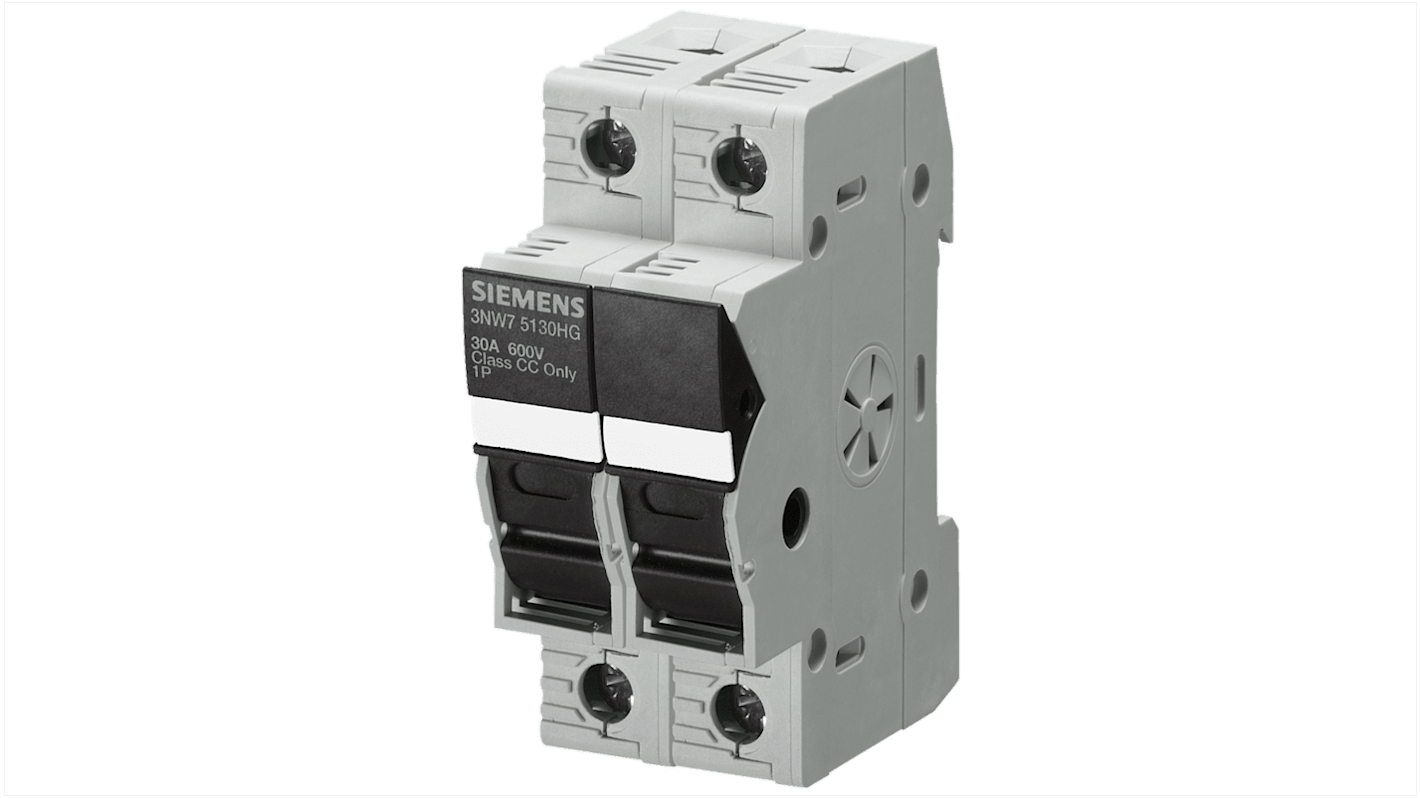 Siemens Sicherungshalter für Hutschienenmontage SENTRON 30A 600V 2P-polig