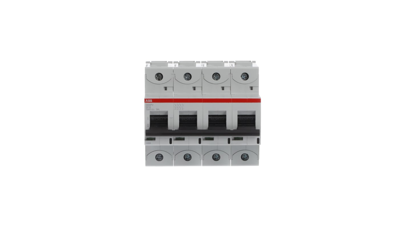 ABB S800PV MCB, 4P, 16A Curve B