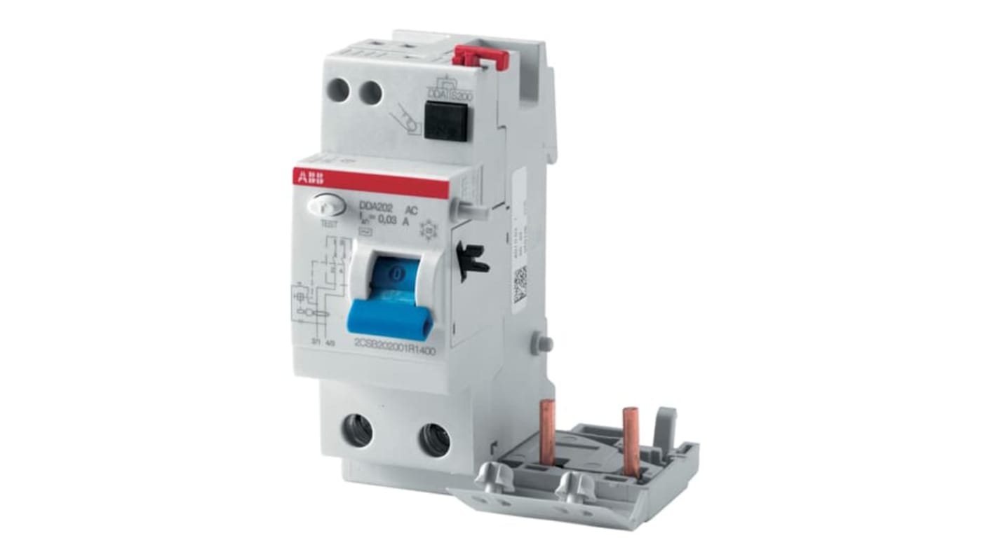 ABB DDA200 RCD/FI, 2-polig, 63A, 30mA