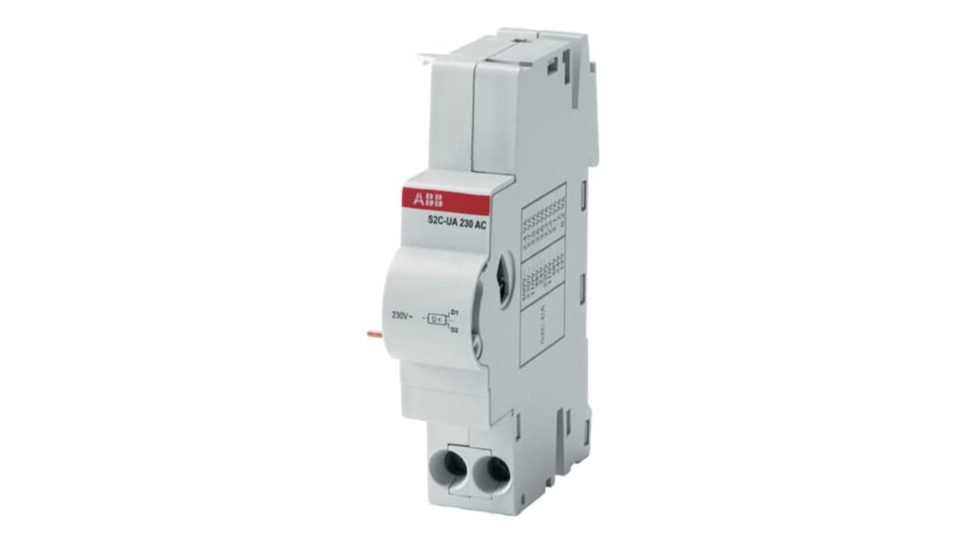 ABB S2C-UA S2C Geräteschutzschalter Unterspannungsauslöser für DS200, DS201, DS202C, F200, S200, SN201, 12V dc