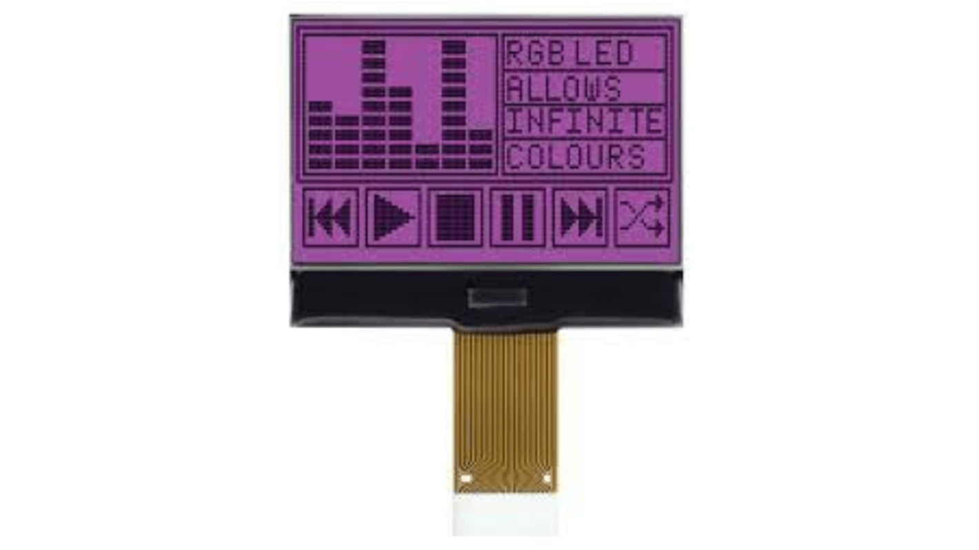 Display monocromatico LCD Midas, Grafico