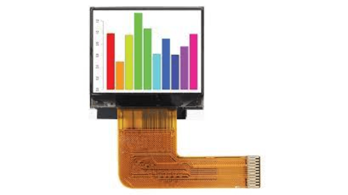 Display LCD color TFT Midas de 1plg, 128 x 96pixels, interfaz SPI