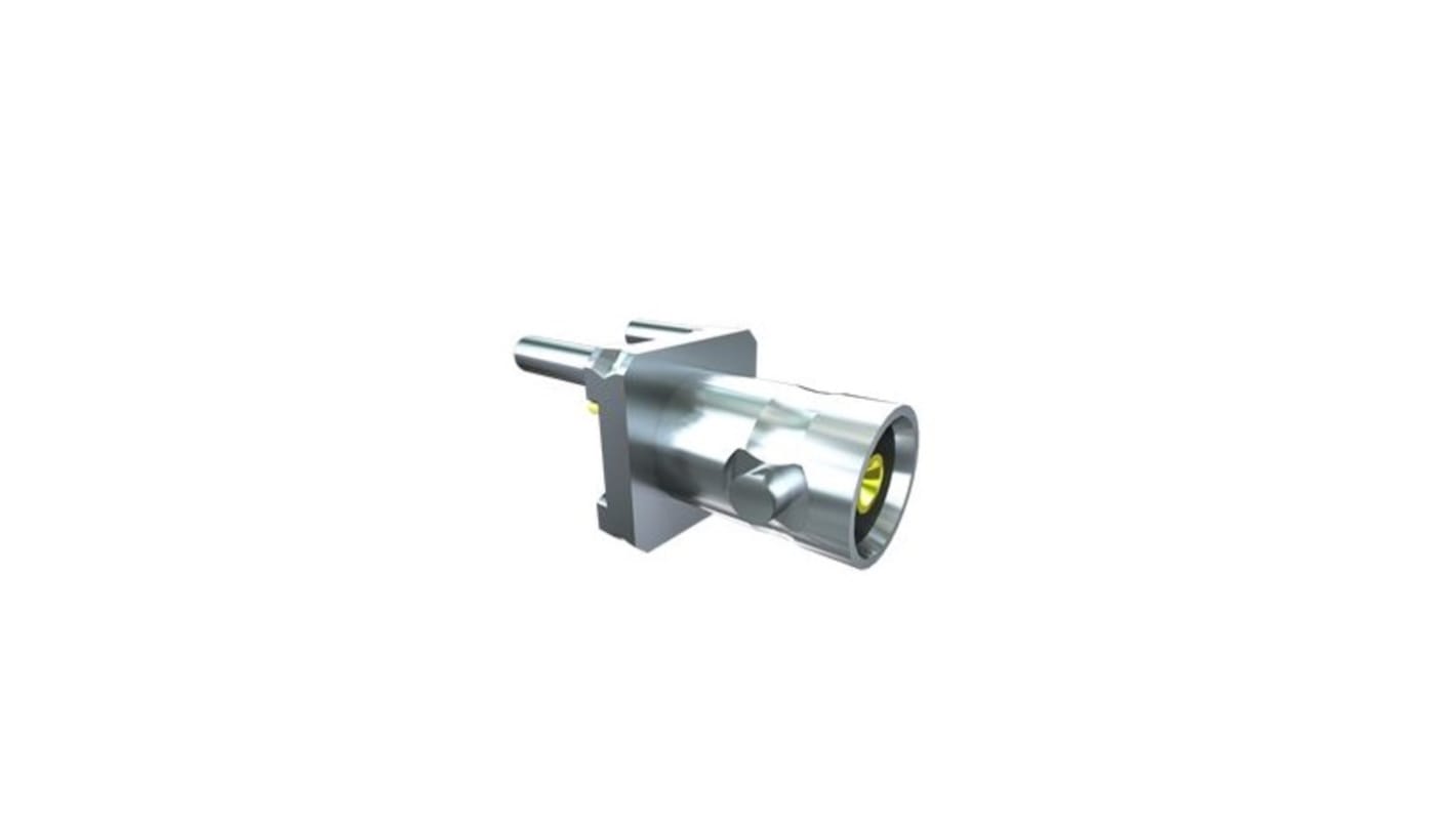 Samtec HDBNC Series, Plug Through Hole BNC Connector, 75Ω, Through Hole Termination, Straight Body