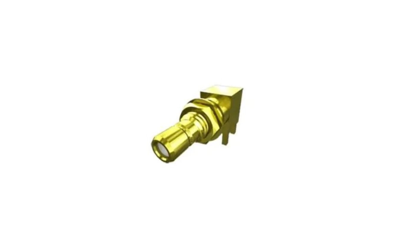 Samtec SMB5 Series, Plug Bulkhead SMA Connector, 50Ω, Cable Termination, Straight Body