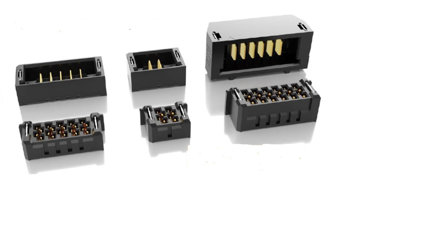 Samtec UMPS Series Straight PCB Socket, 2-Contact, 1-Row, 2mm Pitch