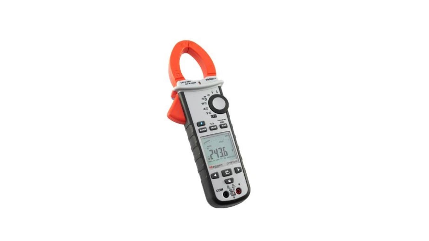1013356 Megger DPM1000 Clamp Meter, 1000A dc, Max Current 1000A ac