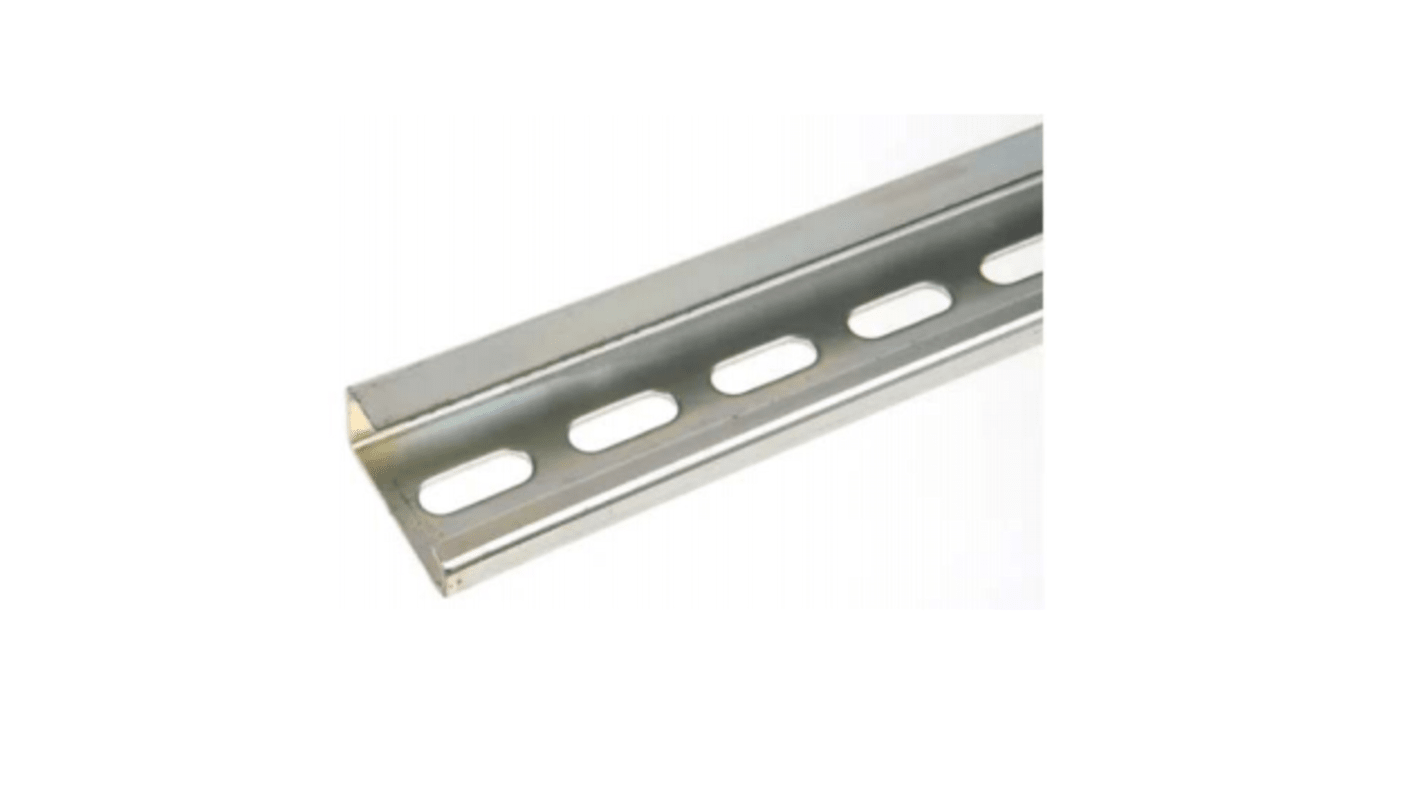RS PRO Perforated DIN Rail, G Compatible, 2m x 32mm x 15mm