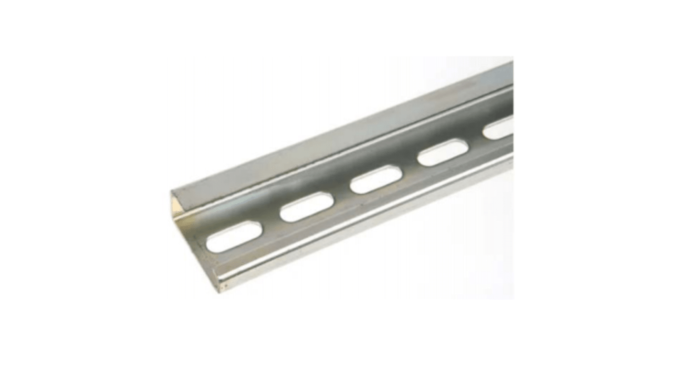 RS PRO Perforated DIN Rail, G Compatible, 2m x 32mm x 15mm RS