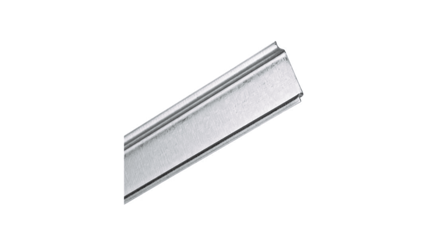 RS PRO Hutschiene Hutprofil Ungelocht, H. 7.5mm B. 35mm, L. 100mm | RS