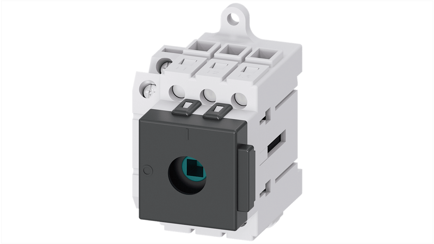 Sezionatore con interruttore Siemens 3LD3010-1TK05 NO, corrente max 16A Integrato, 3, fusibile RK5 SENTRON 3LD3