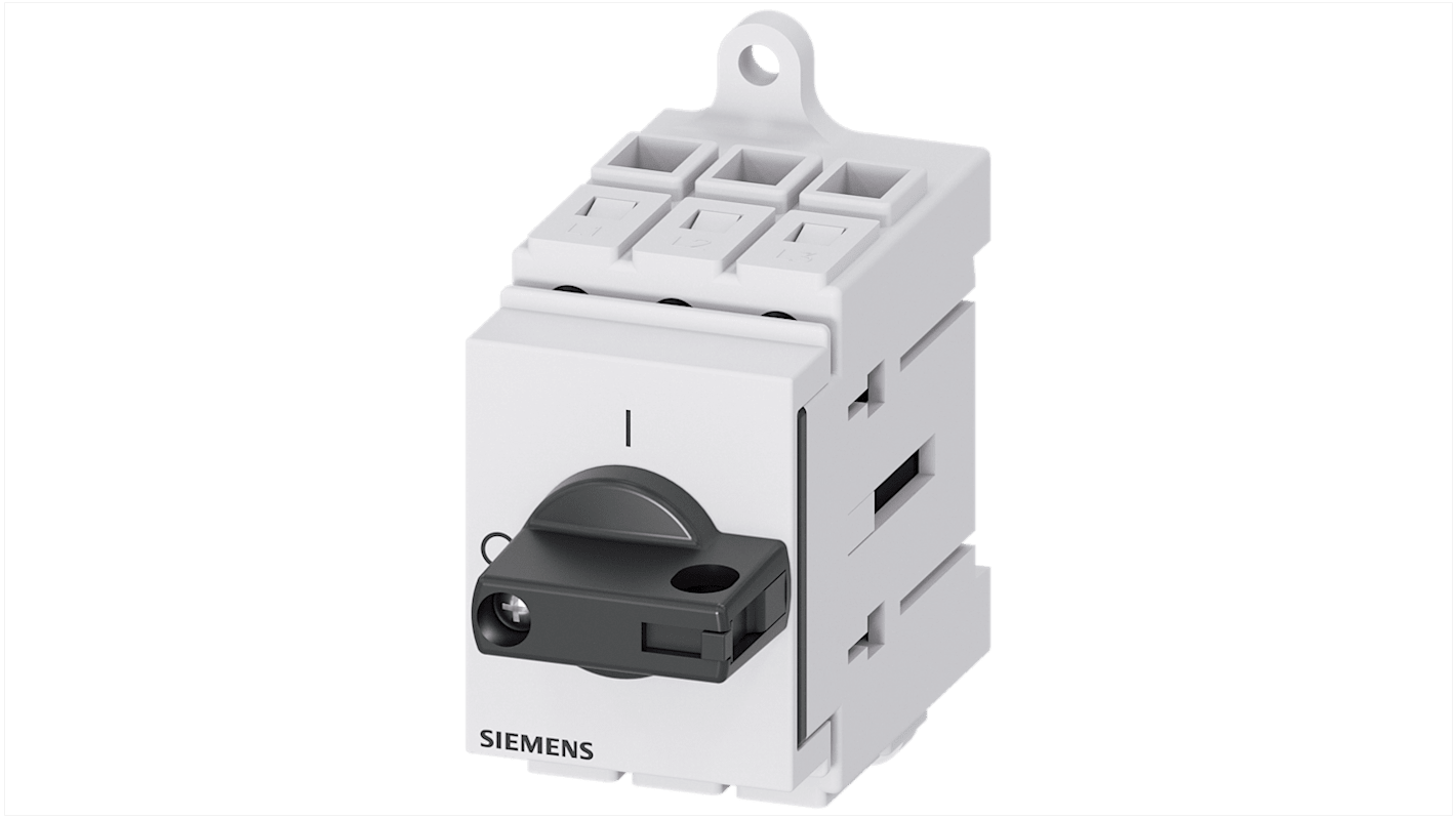 Sezionatore con interruttore Siemens 3LD3030-0TK11 NO, corrente max 16A Integrato, 3, fusibile RK5 SENTRON 3LD3