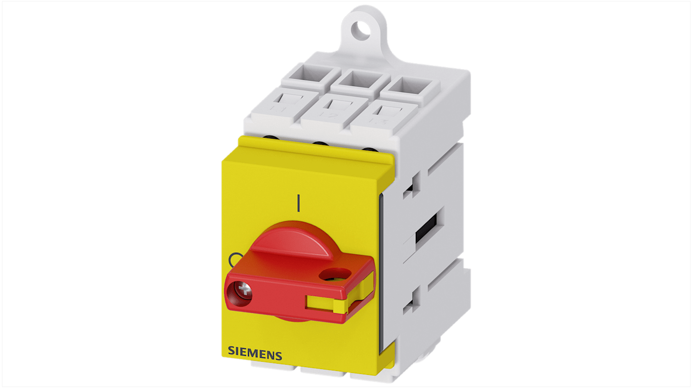 Desconector por conmutación Siemens Bastidor cerrado, 16A, 3, Fusible RK5 16A SENTRON 3LD3