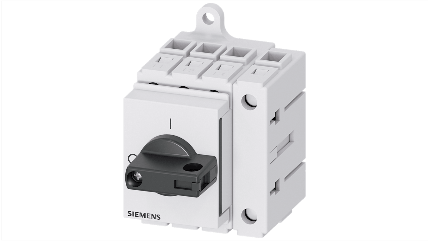 Sezionatore con interruttore Siemens 3LD3030-0TL11 NO, corrente max 16A Integrato, 4, fusibile RK5 SENTRON 3LD3