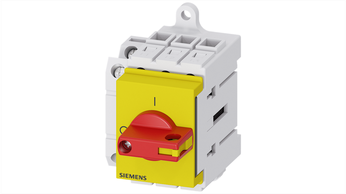 Interrupteur-sectionneur 16A Châssis fermé 3, taille de fusible RK5 SENTRON 3LD3