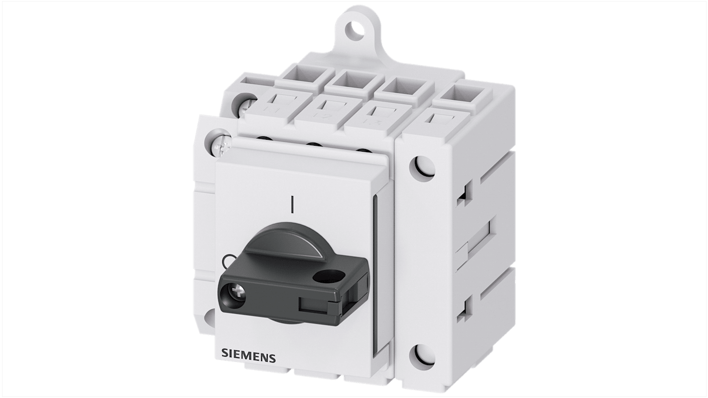 Desconector por conmutación Siemens Bastidor cerrado, 16A, 4, Fusible RK5 16A SENTRON 3LD3