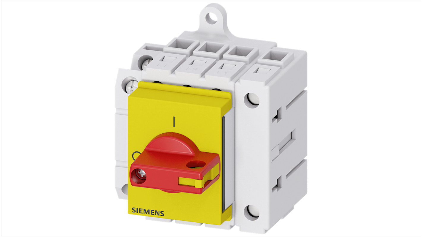 Sezionatore con interruttore Siemens 3LD3030-1TL13 NO, corrente max 16A Integrato, 4, fusibile RK5 SENTRON 3LD3