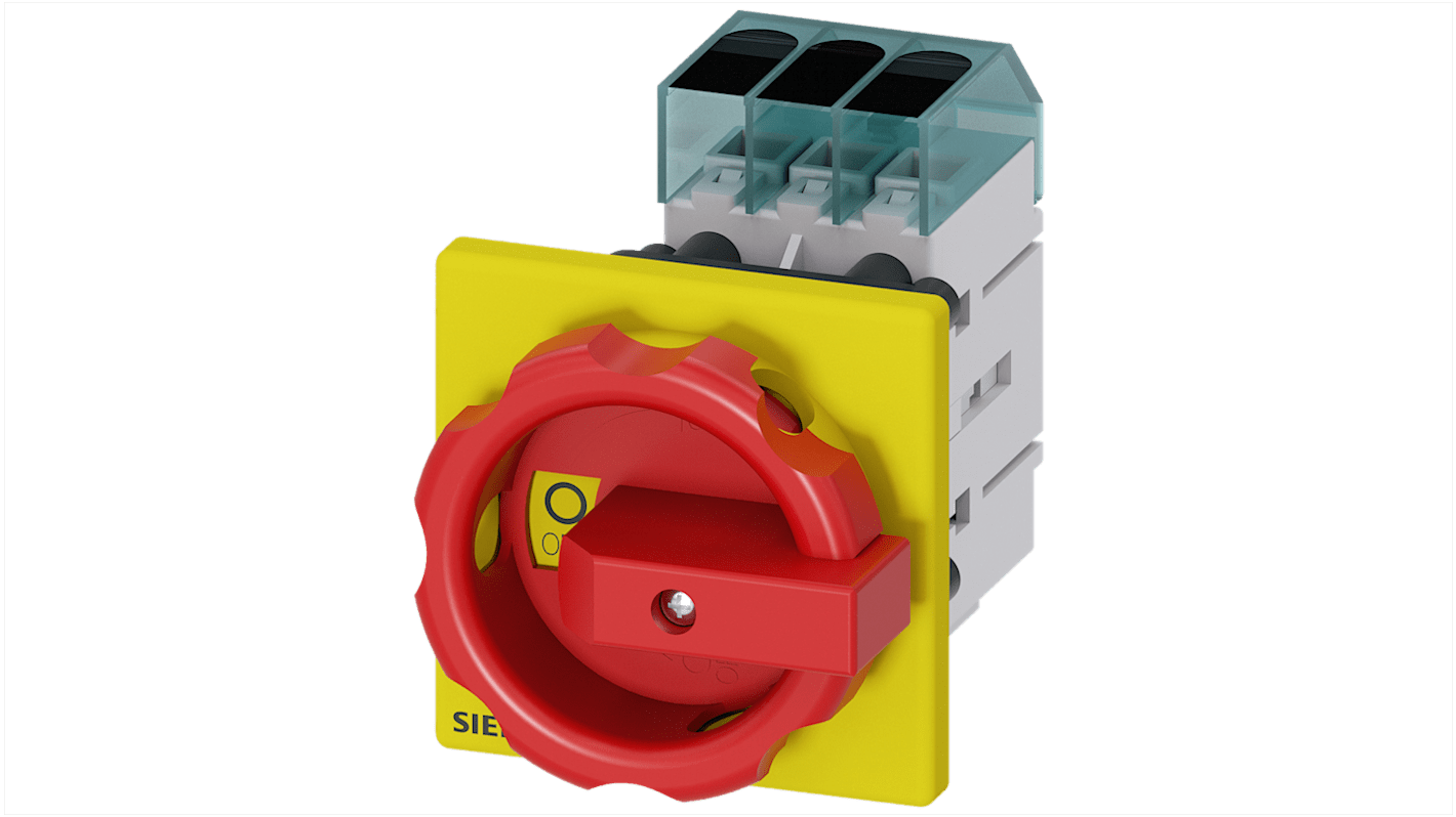 Sezionatore con interruttore Siemens 3LD3054-0TK53 NO, corrente max 16A Integrato, 3, fusibile RK5 SENTRON 3LD3