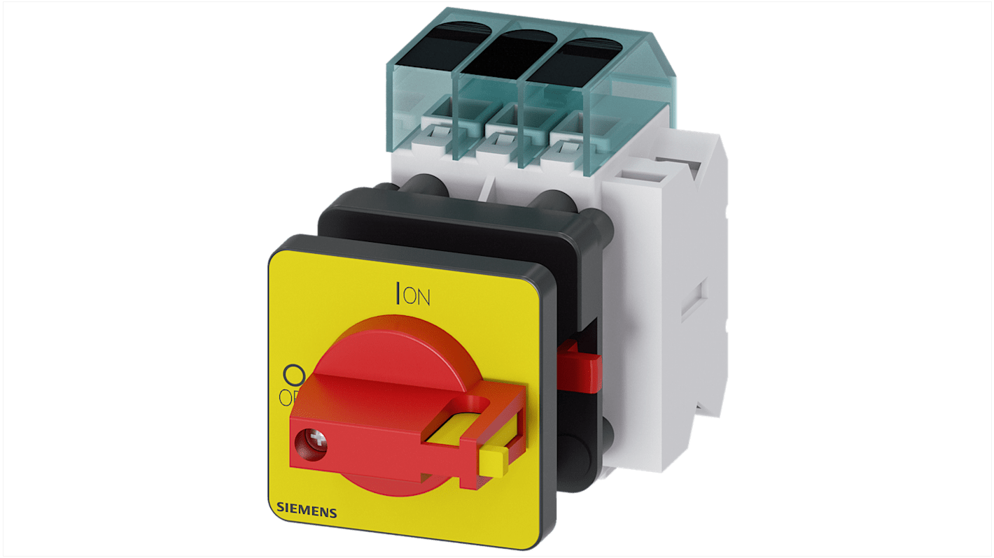 Sezionatore con interruttore Siemens 3LD3150-1TK13 NO, corrente max 25A Integrato, 3, fusibile RK5 SENTRON 3LD3