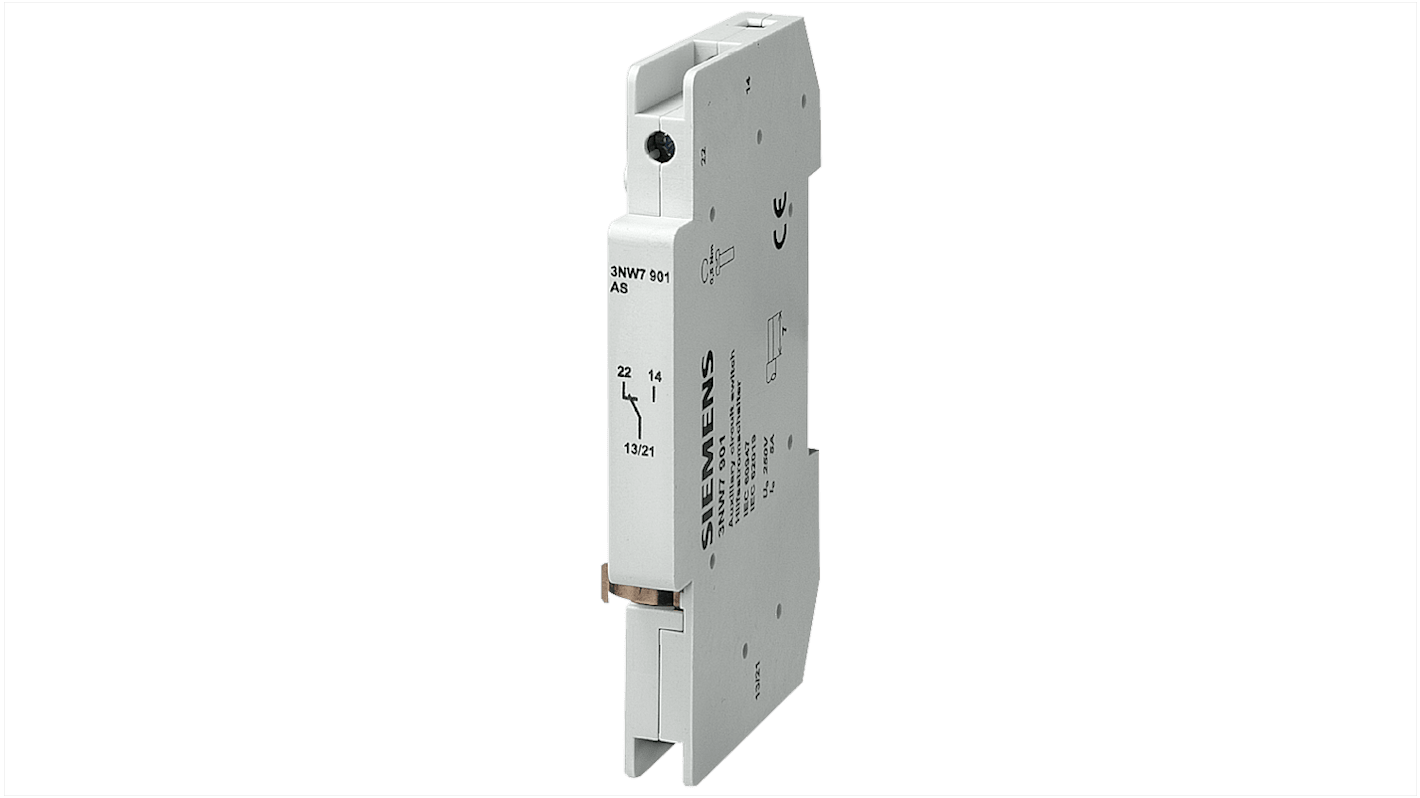 Contatto ausiliario Siemens, 1 contatto, 1 C/A, serie 3NW