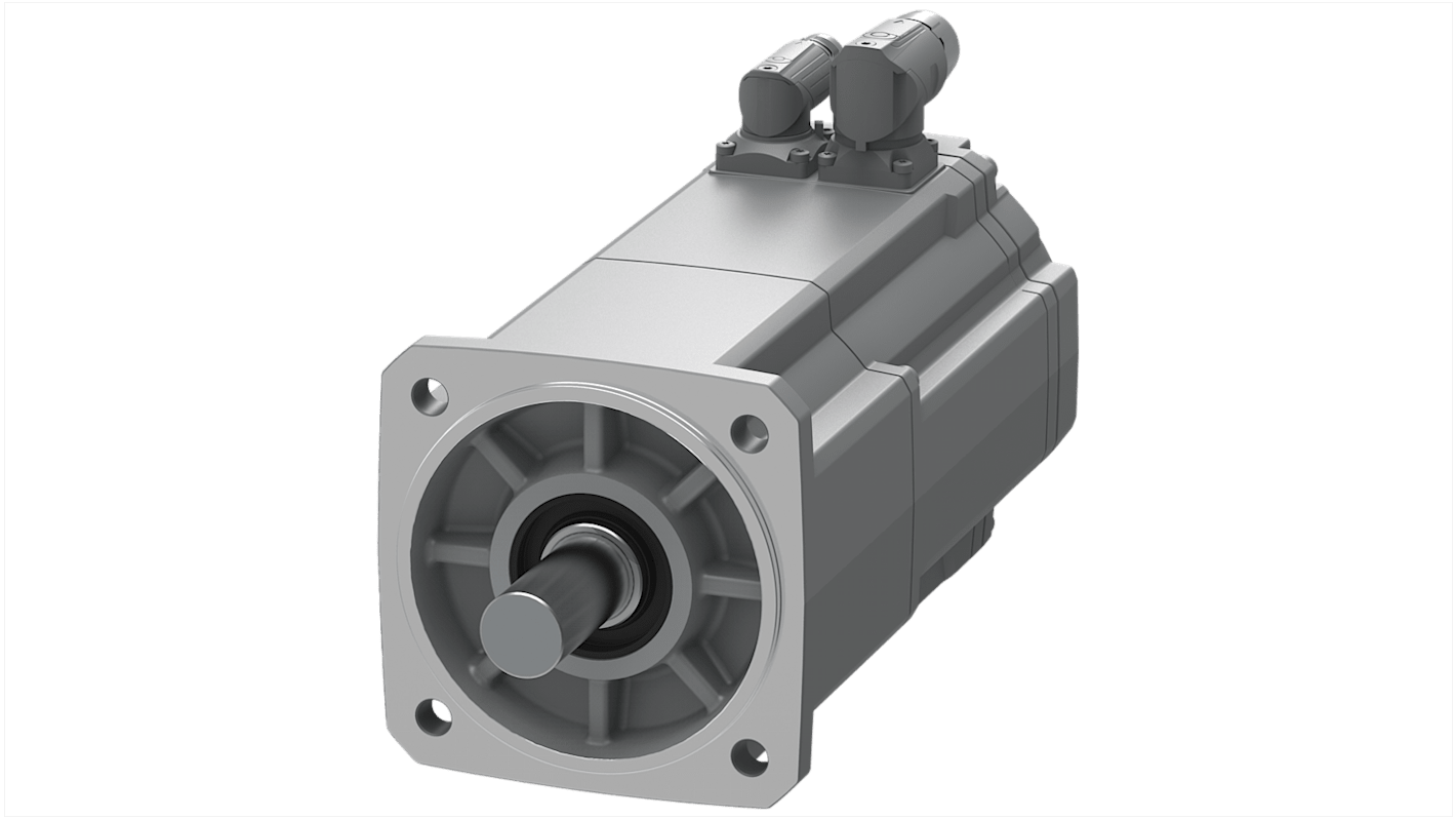 Siemens 1FK2206 Synchronous Servo Motor, 2.85 kW, 3 Phase, 480 V, Flange Mount Mounting