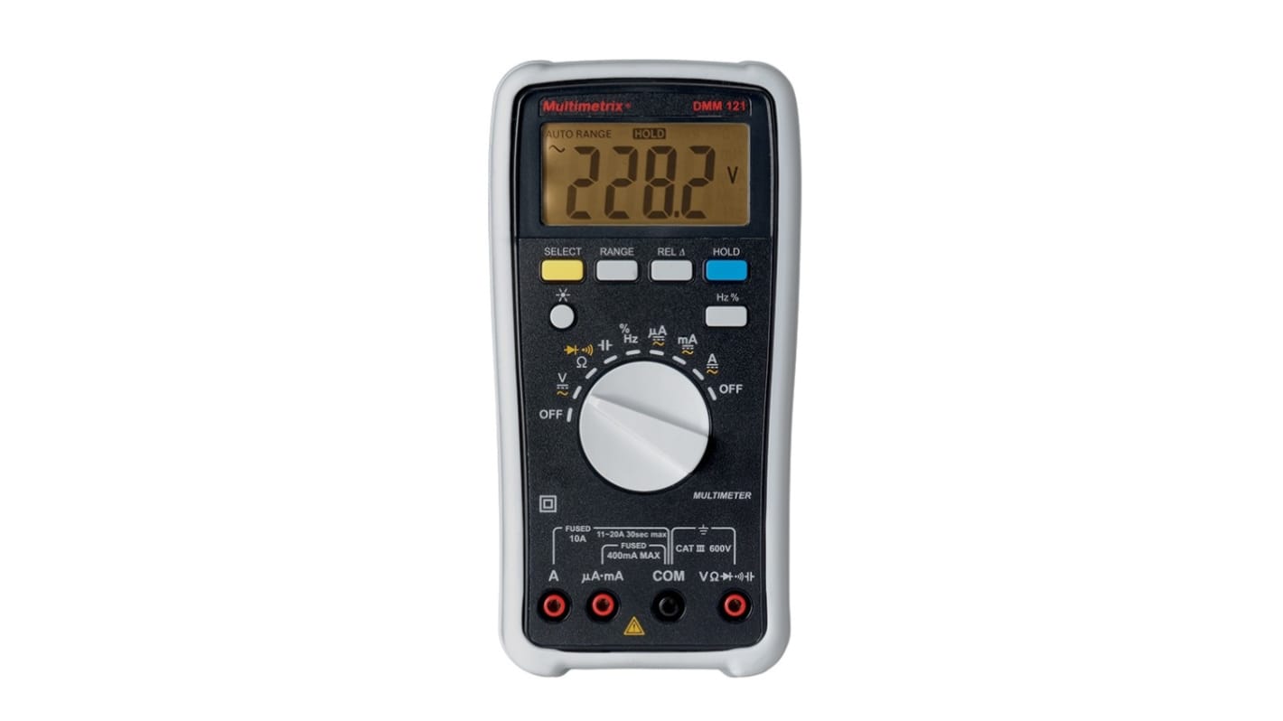 Chauvin Arnoux DMM121 HandDigital Multimeter, CAT III / 10A ac