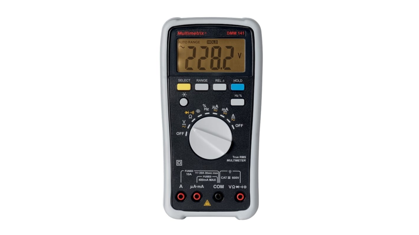 Chauvin Arnoux DMM141 HandDigital Multimeter, CAT III / 10A ac