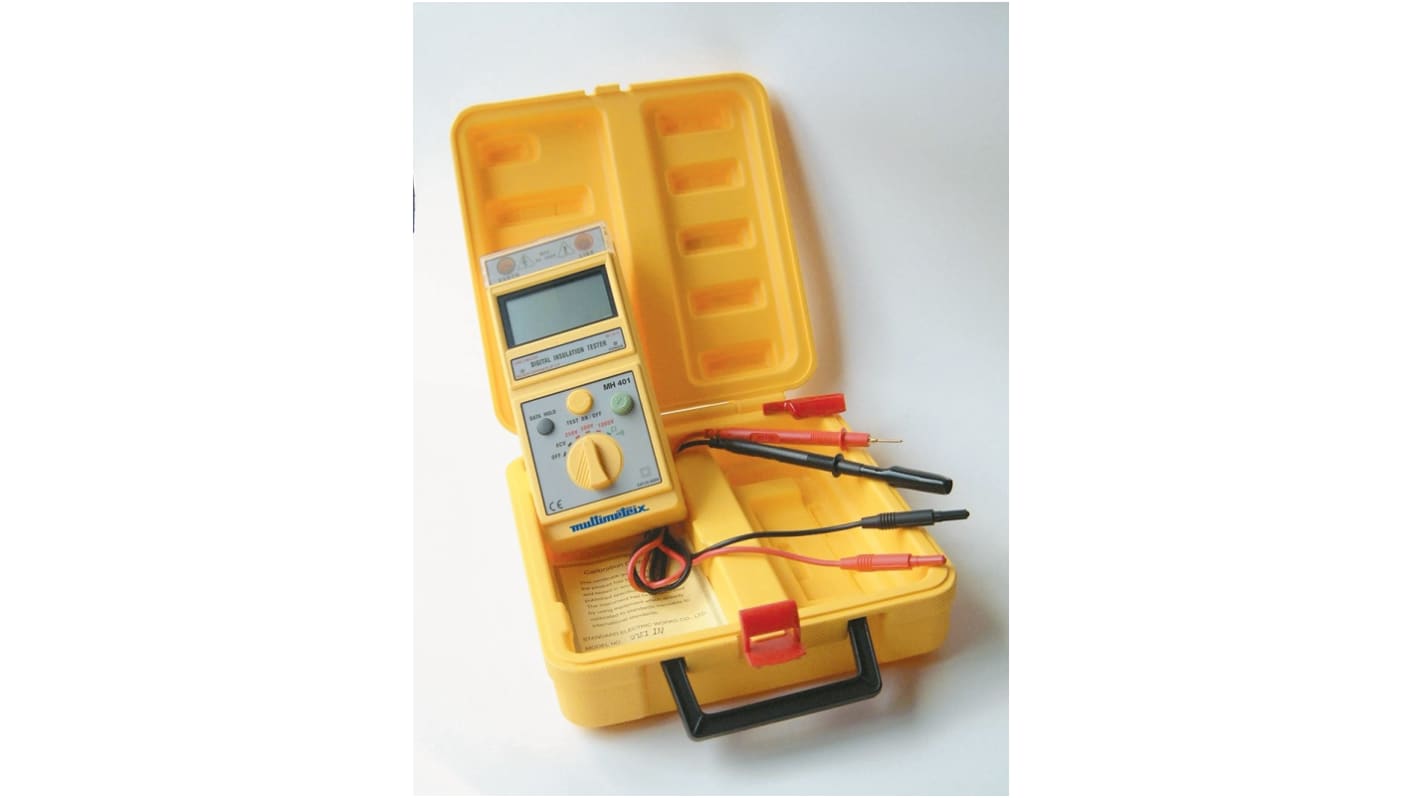 Chauvin Arnoux MH401 Insulation Tester, 250V Min, 1000V Max, CAT III 300 V